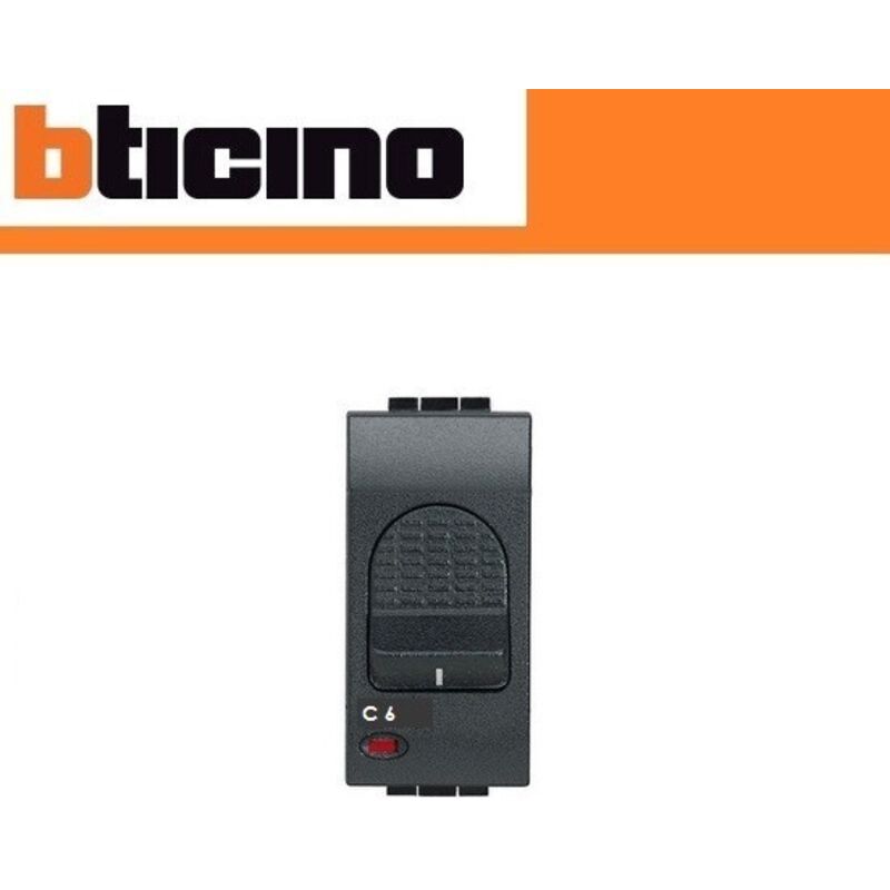 foto del prodotto interruttore magnetotermico 1p n 6a 1,5ka living int bticino cod. l4301 6 