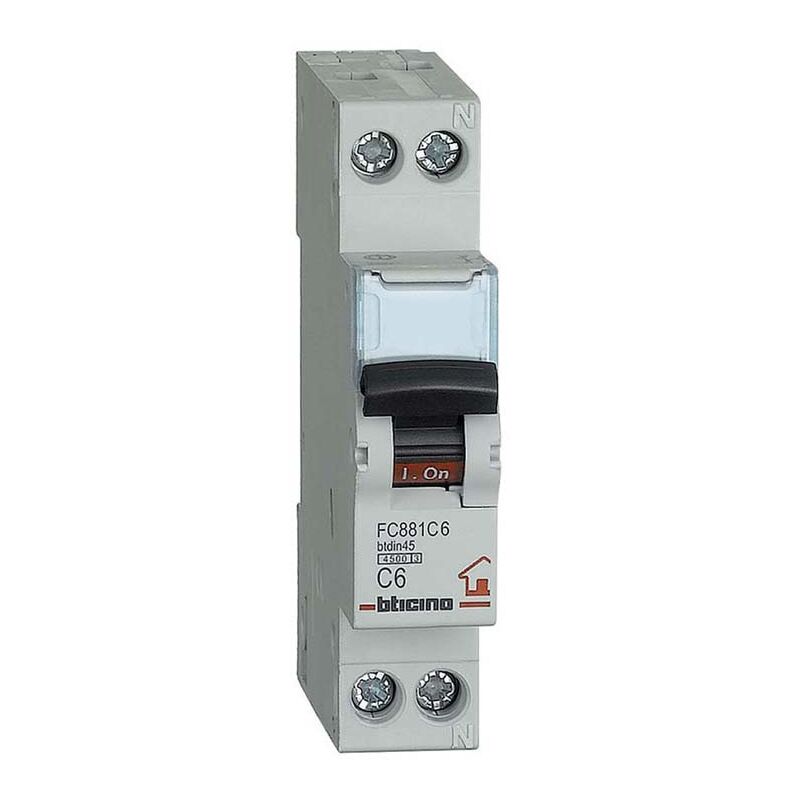 foto del prodotto interruttore magnetotermico 1p n curva c10 btdin rs