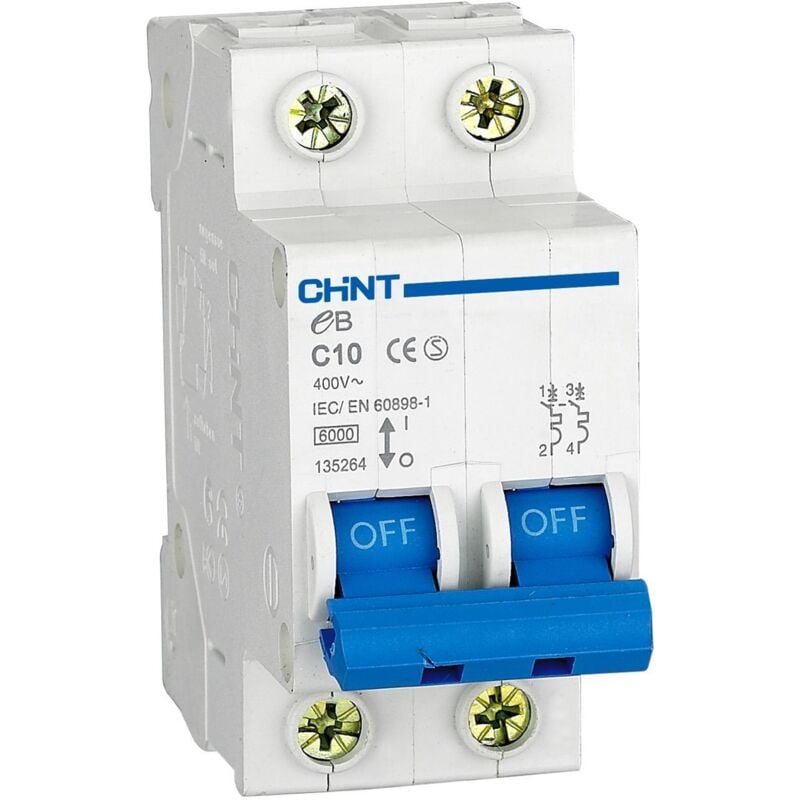foto del prodotto interruttore magnetotermico 2p 25a 4,5ka curva c eb c25 2p 4,5 chint 186468