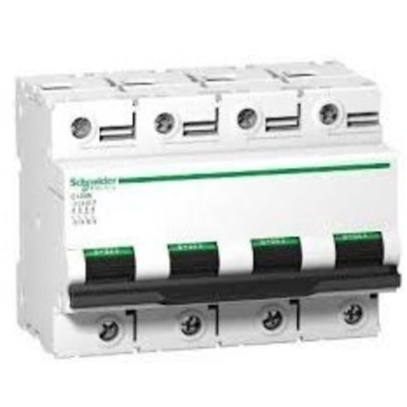 foto del prodotto interruttore magnetotermico 4p 100a 10ka c 6m c120n a9n18374