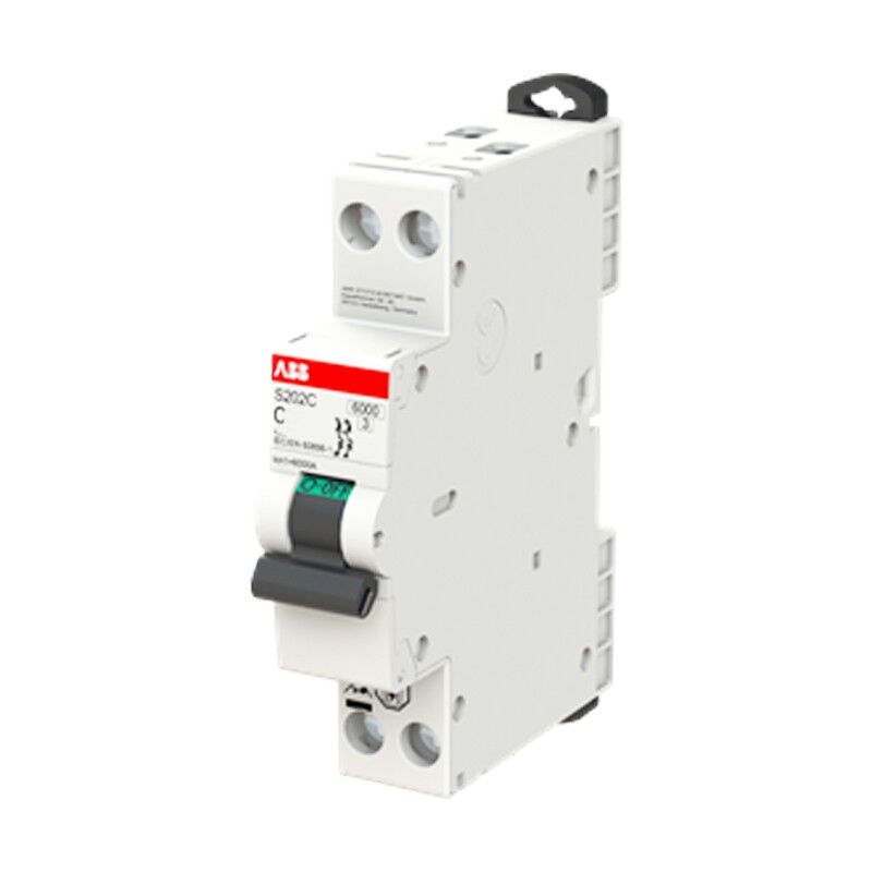 foto del prodotto interruttore magnetotermico abb compatto s200c 25a 2p 6ka c 1 mod 2cds252280r0254