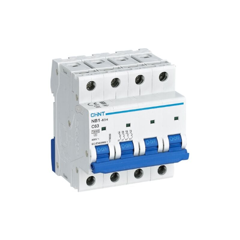 foto del prodotto interruttore magnetotermico chint 4p 63a 10ka curva c 179920
