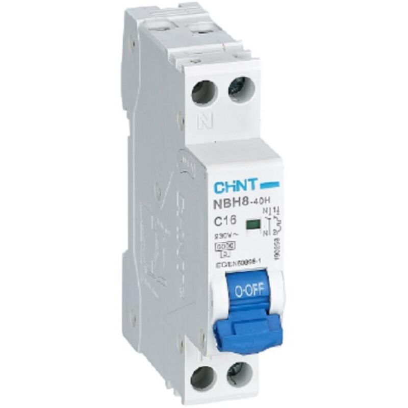 foto del prodotto interruttore magnetotermico compatto chint 1 modulo 1p n 16a - 190258