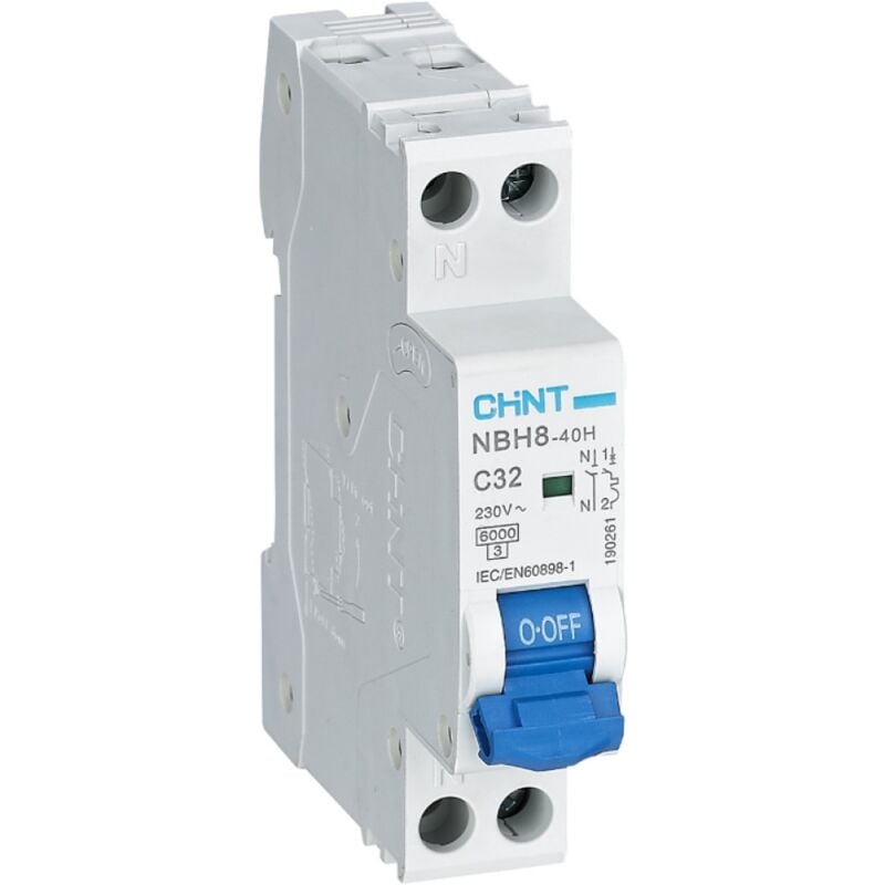 foto del prodotto interruttore magnetotermico compatto chint 1p n 32a - 190261