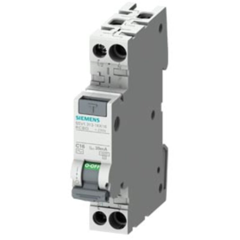 foto del prodotto interruttore magnetotermico compatto siemens 1p n 1.2w 6a 5sv13131kk06