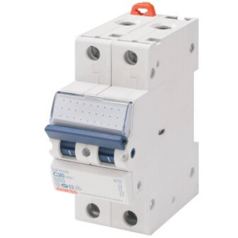 foto del prodotto interruttore magnetotermico compatto1p n c20 4,5ka 2m gewiss cod. gw92129 