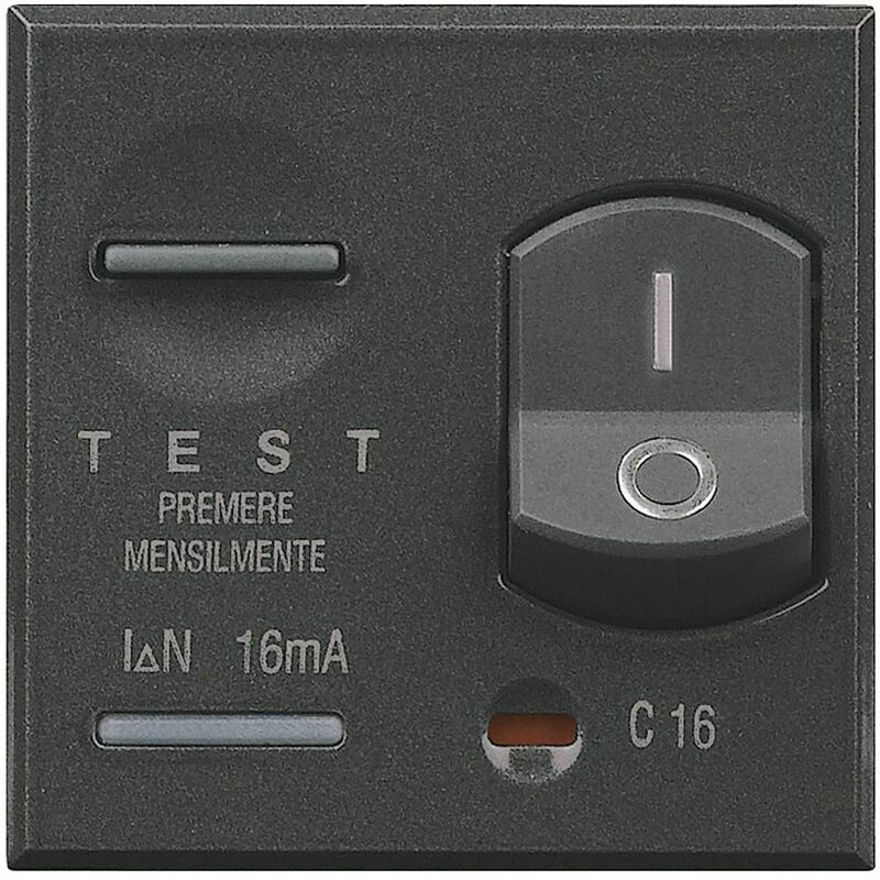 foto del prodotto interruttore magnetotermico differenziale 1p n 16a idn 10ma axolute hs4305 16