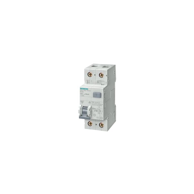 foto del prodotto interruttore magnetotermico differenziale, 6 ka, 1p n, tipo ac, 30 ma, car. c, in 10 a, un ac 230 v