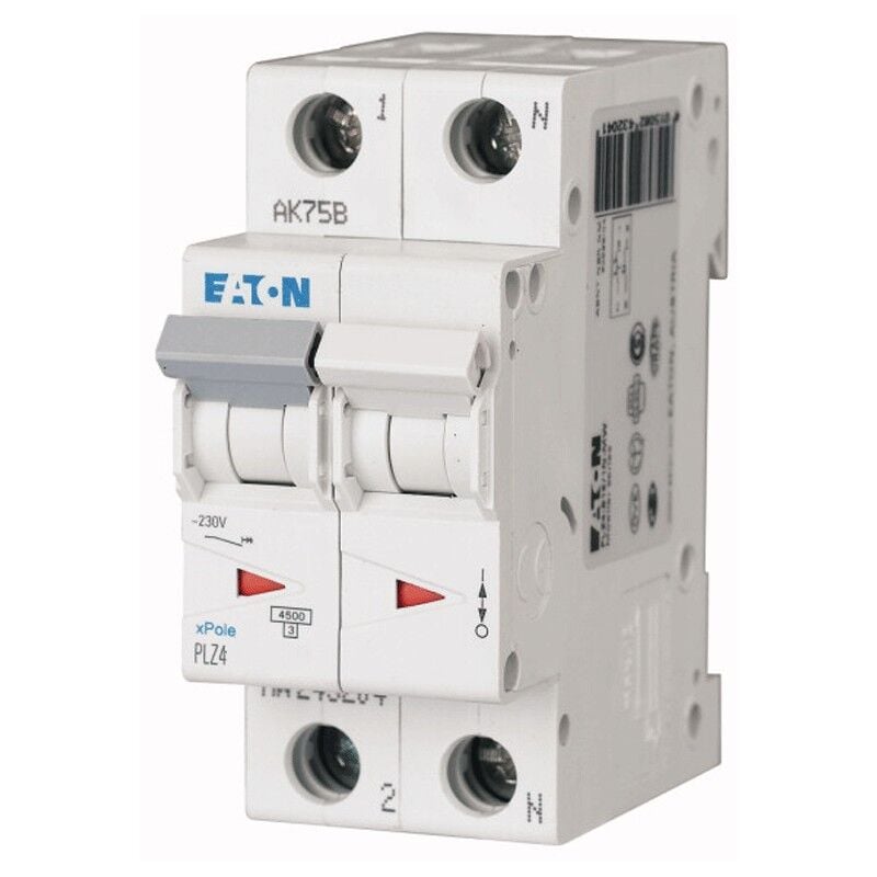 foto del prodotto interruttore magnetotermico eaton 16a 1p n 4,5ka 2 moduli 243230