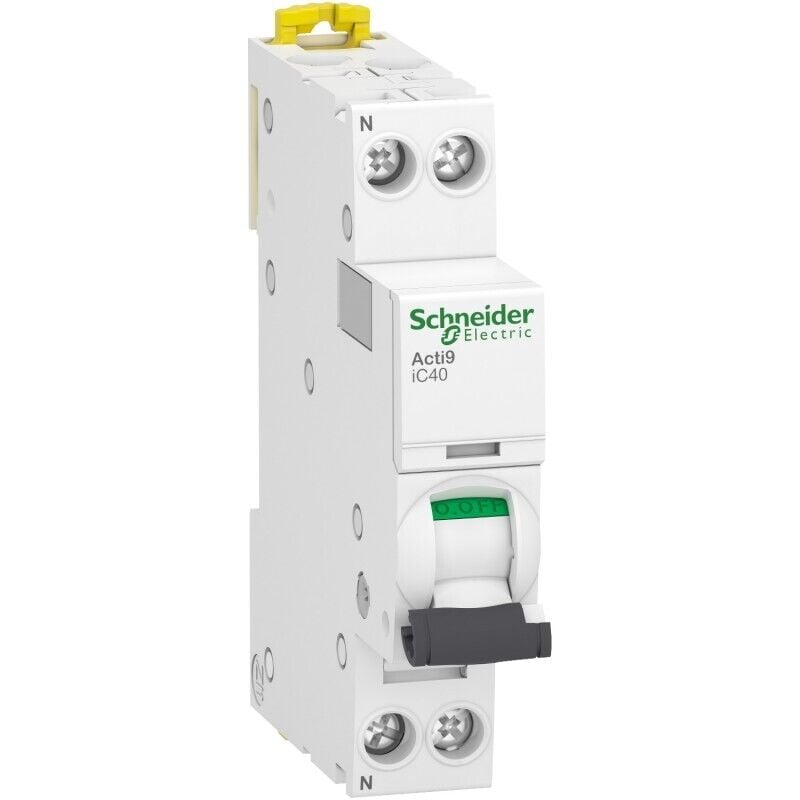 foto del prodotto interruttore magnetotermico ic40a 1p n c2a 4500a schneider cod. a9p52602