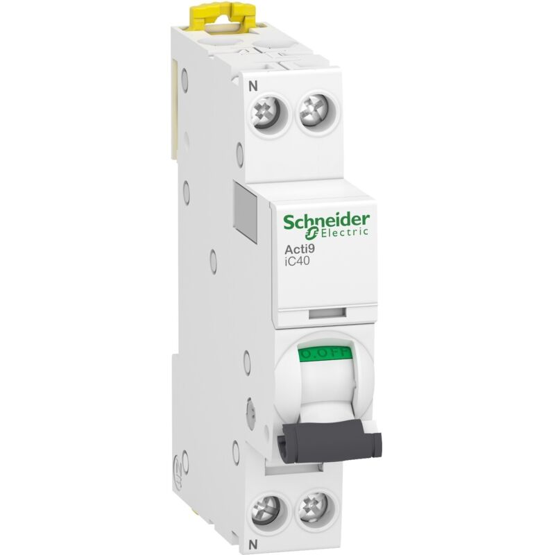 foto del prodotto interruttore magnetotermico ic40a 1p n c4a 4500a schneider cod. a9p52604 