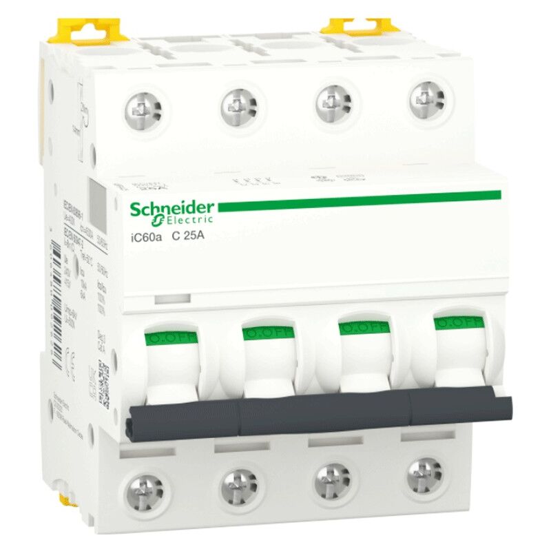 foto del prodotto interruttore magnetotermico schneider 4p 25a 4,5ka c 4m ic60a a9f64425