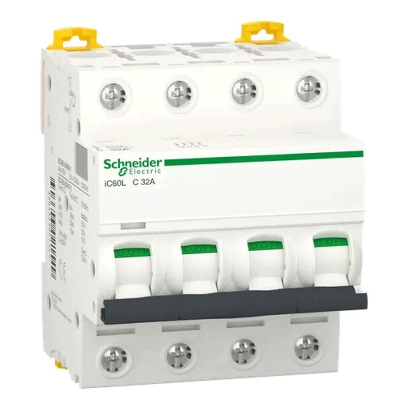 foto del prodotto interruttore magnetotermico schneider 4p 32a 15ka c 4m ic60l a9f94432