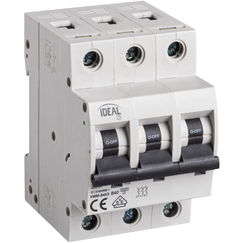 foto del prodotto interruttore magnetotermicodifferenziale 3p kmb6-b40 3 - kanlux