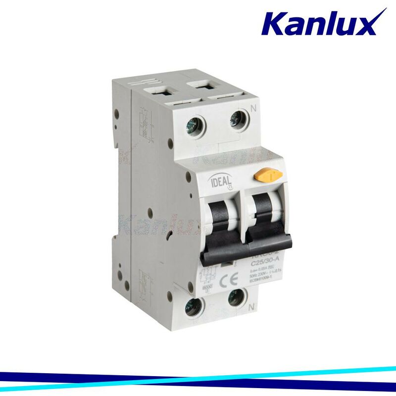 foto del prodotto interruttore magnetotermicodifferenziale 6ka 2p kro6 2 c25 30 a kanlux
