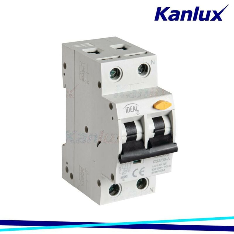 foto del prodotto interruttore magnetotermicodifferenziale 6ka 2p kro6 2 c32 30 a kanlux