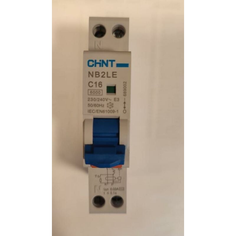 foto del prodotto interruttore mtd compact chint 1p n c16 30ma 6ka ac 689002