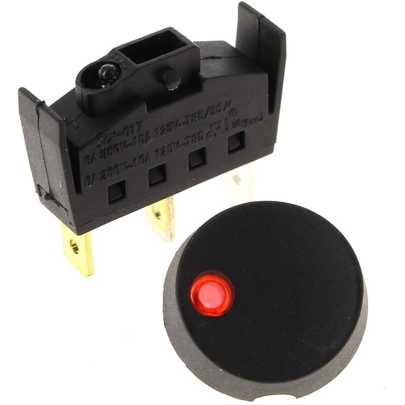 foto del prodotto interruttore nero a 3 poli ss 200421 per macchina da caff moulinex