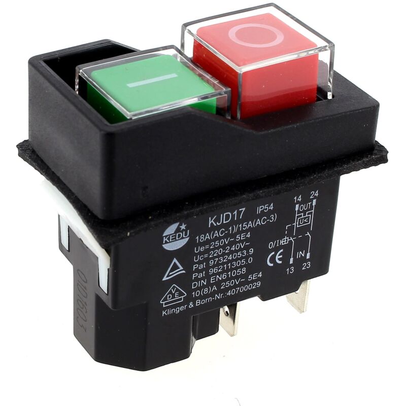 foto del prodotto interruttore on - off kjd17 per troncatrice dewalt