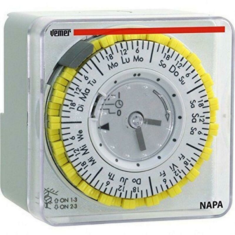 foto del prodotto interruttore orario elettromeccanico napa w vemer vp885800