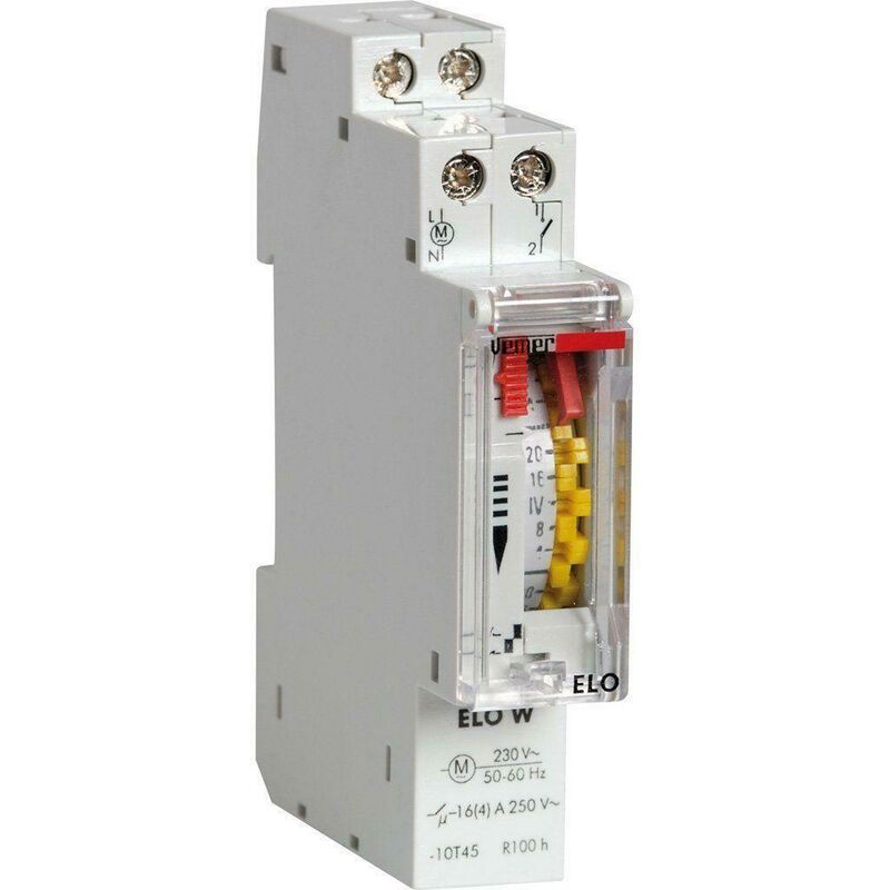 foto del prodotto interruttore orario elettromeccanico settimanale elo w vp878300 vemer