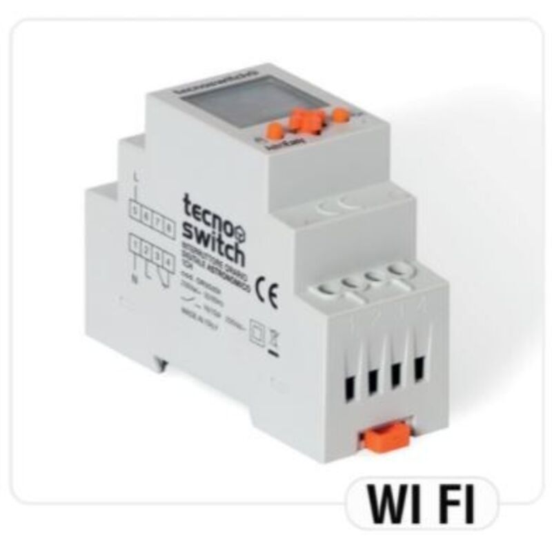 foto del prodotto interruttore orario giorn settim wi fi 230v 2di tecnoswitch cod. or913di 
