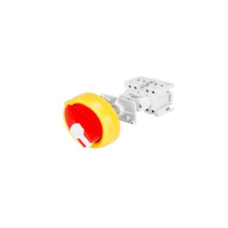 foto del prodotto interruttore rotativo da quadro comando con manopola rossa 4p 4m 32a ip65