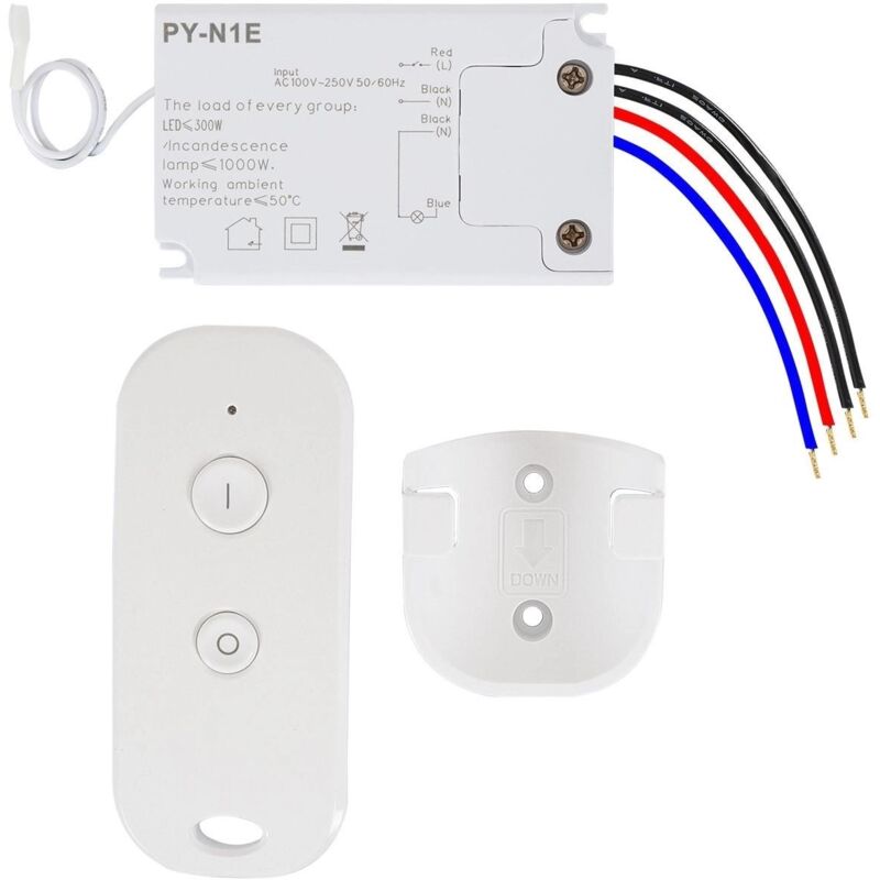 foto del prodotto interruttore semplice con telecomando rf