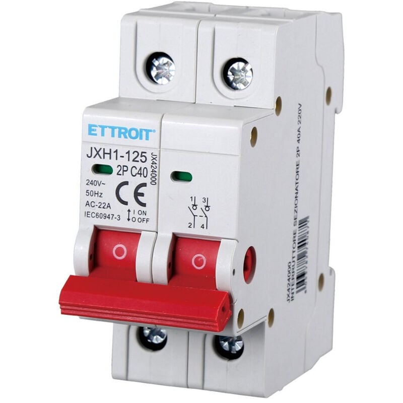 foto del prodotto interruttore sezionatore 2p 40a 220v jx424000 ettroit