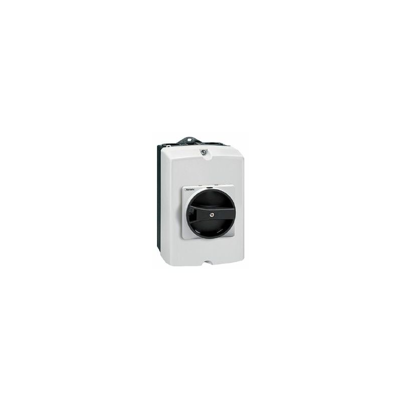 foto del prodotto interruttore sezionatore in contenitore isolante plastico tipo iec en ip65, quadripolari, con maniglia nera, 40a