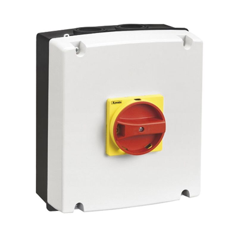 foto del prodotto interruttore sezionatore rotativo lovato da parete 4x63a ip65 gaz063sat4
