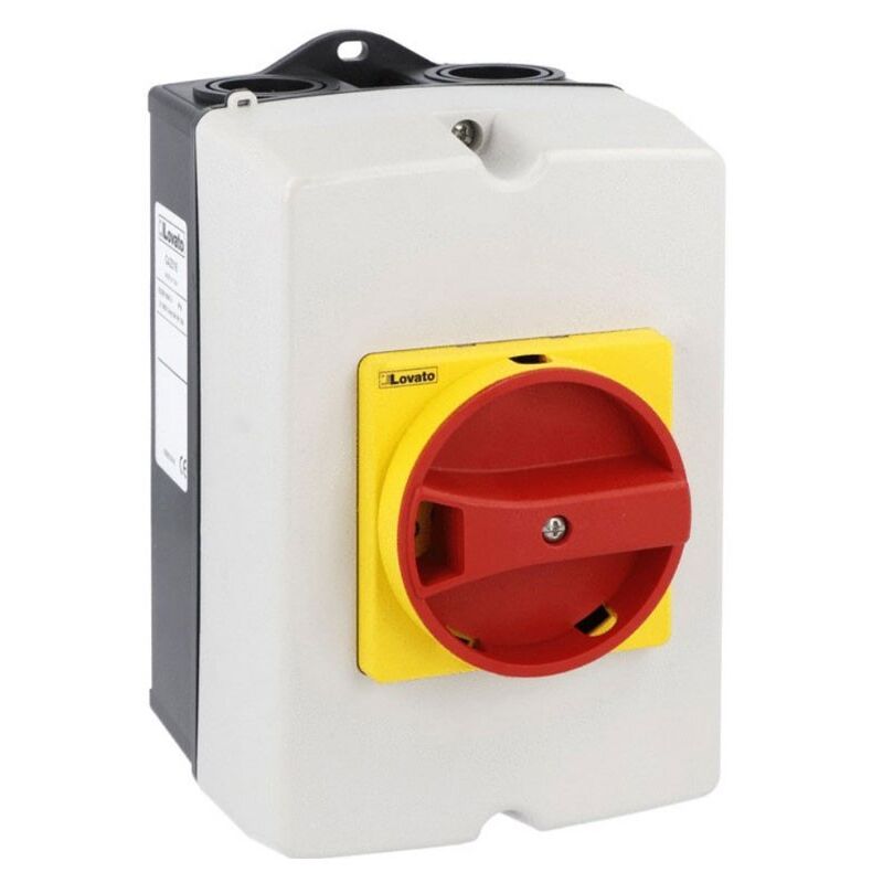 foto del prodotto interruttore sezionatore rotatorio lovato da parete 3x40a ip65 gaz040