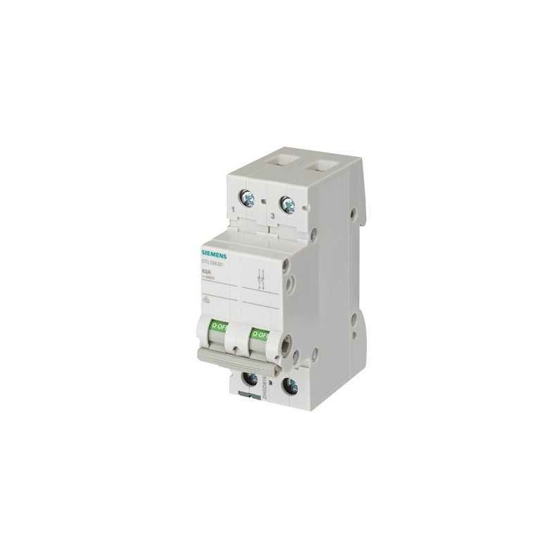 foto del prodotto interruttore sezionatore siemens 2p 32a 2 moduli 5tl12320