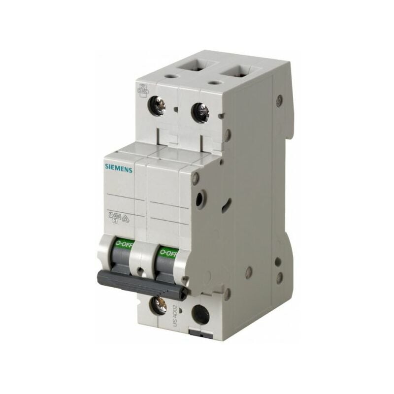 foto del prodotto interruttore siemens magnetotermico 1 n 2 moduli 10a 6000k 5sl65107