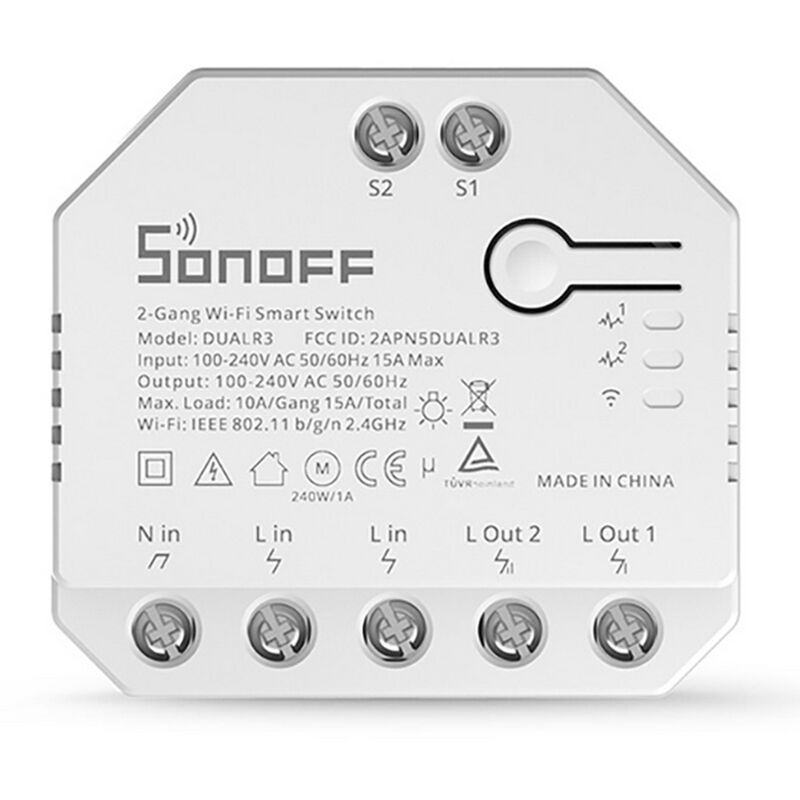 foto del prodotto interruttore smart sonoff dual r3 wifi