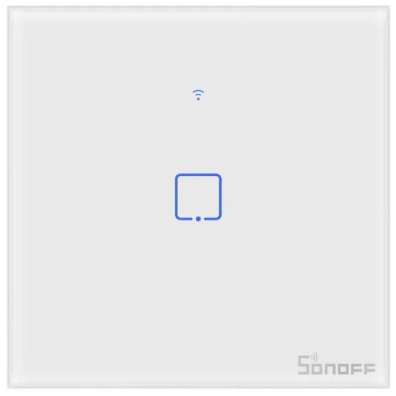foto del prodotto interruttore smart sonoff im190314009 t0eu1c switch touch wi fi bianco