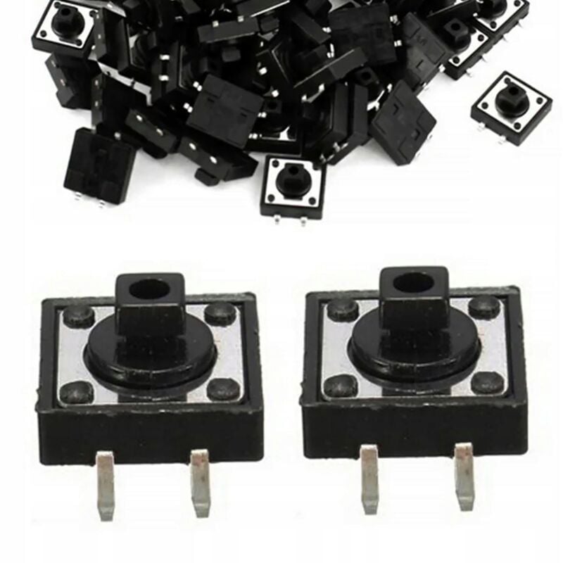 foto del prodotto interruttore tattile 12x12 mm h 7mm 2pz.