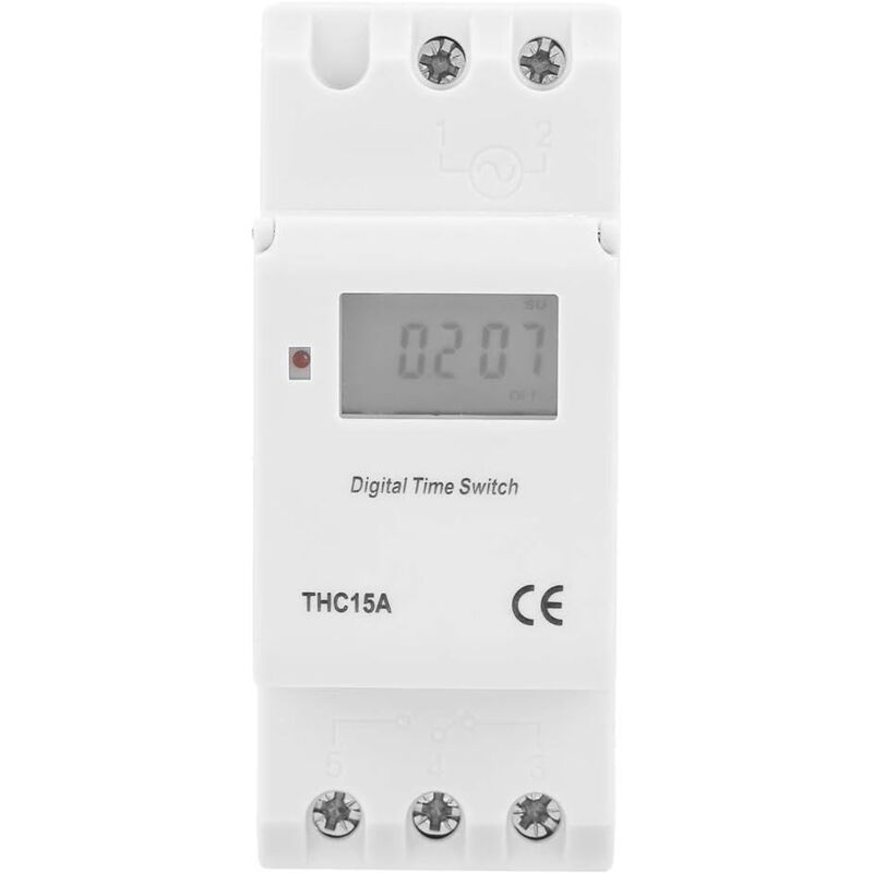 foto del prodotto interruttore temporizzato 15a 220 240vac con display lcd programmabile 