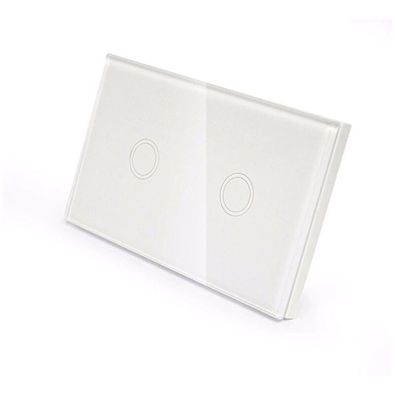 foto del prodotto interruttore touch pulsanti in vetro temperato ad incasso placchetta 503 1 a 4 2 fori trade shop traesio