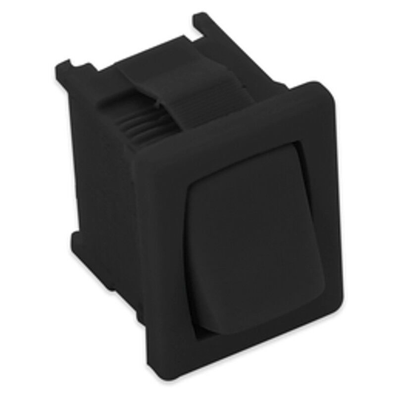 foto del prodotto interruttore unipolare 20x13 6a 2 faston nero universale vari usi
