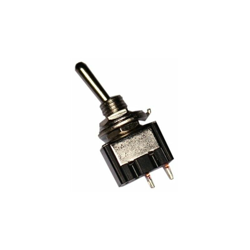 foto del prodotto interruttore unipolare 3a in metallo mini