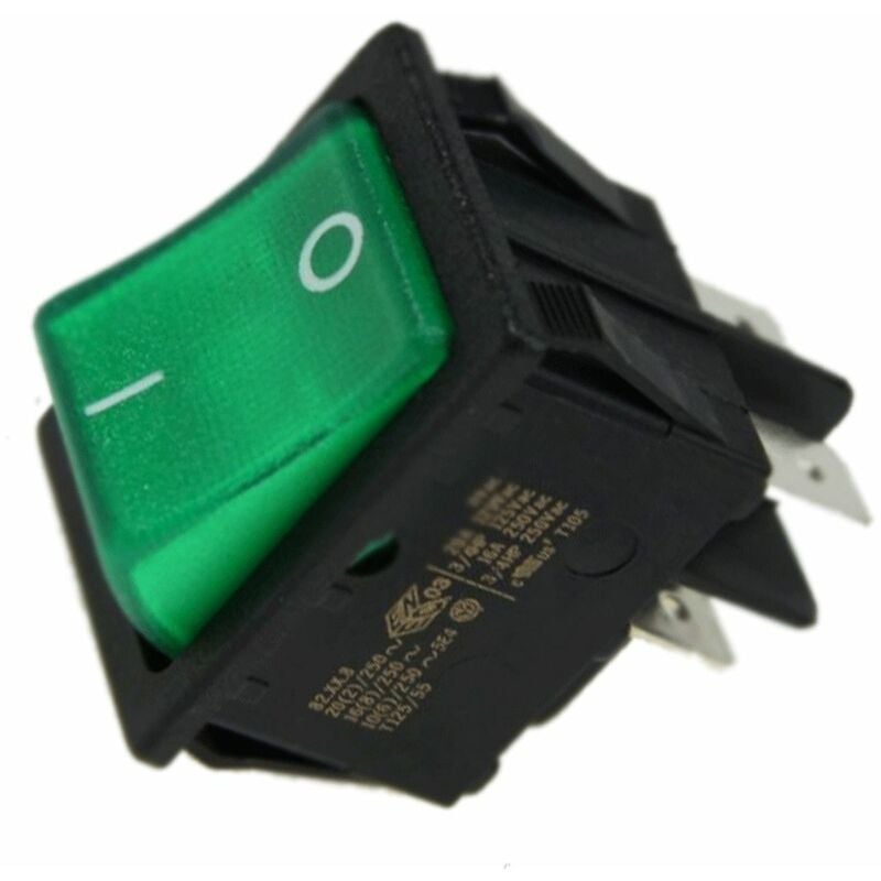 foto del prodotto interruttore verde originale 230v frigorifero, congelatore dometic 4366546