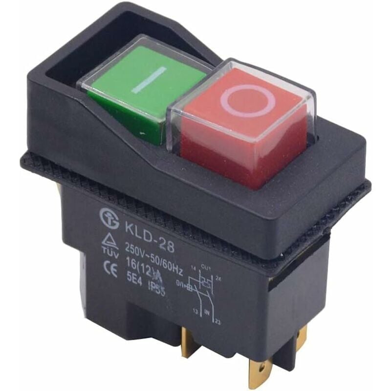 foto del prodotto interruttori di sicurezza per utensili elettrici, interruttore a pulsante elettromagnetico impermeabile interruttori elettromagnetici per macchine da