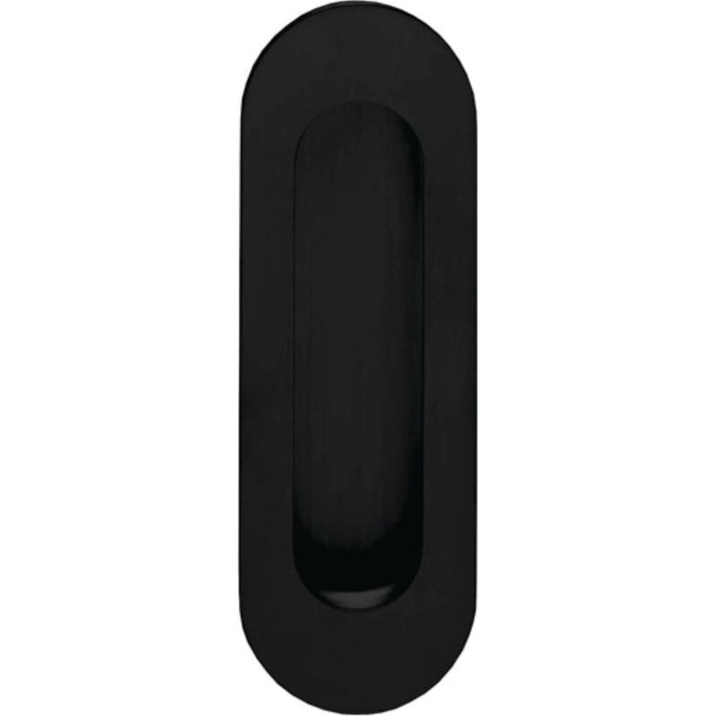 foto del prodotto intersteel - maniglia per porta scorrevole 4476 va nera ov.bl.l.120mm l.40mm