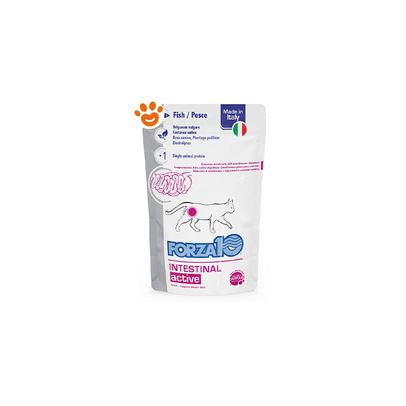 foto del prodotto intestinal active per gatti con pesce da 100 gr forza10