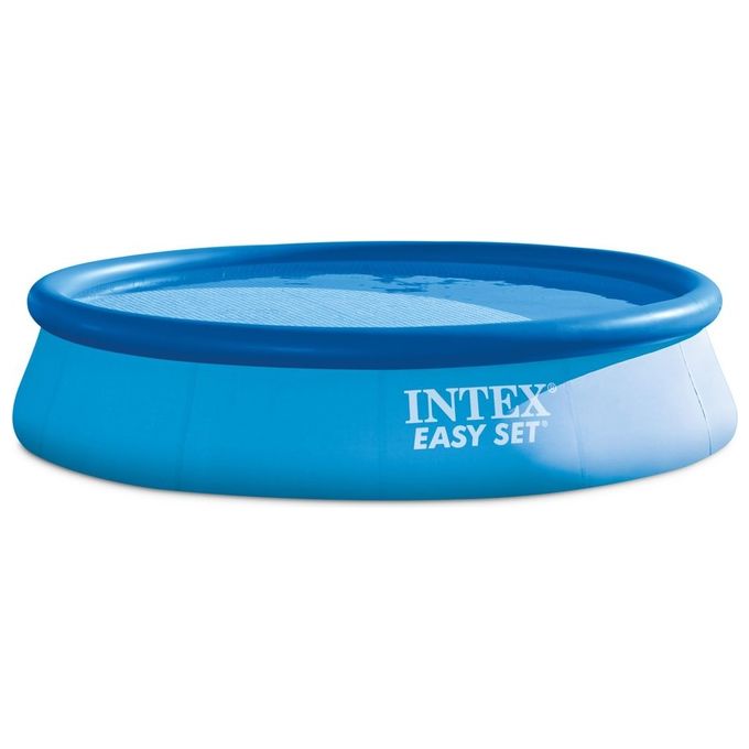 foto del prodotto intex 26168np piscina fuori terra easy set rotonda pompa filtro 3785 l h scaletta telo base e copertura 14141 l pvc azzurro 457x122 cm 457x122 cm con pompa filtro