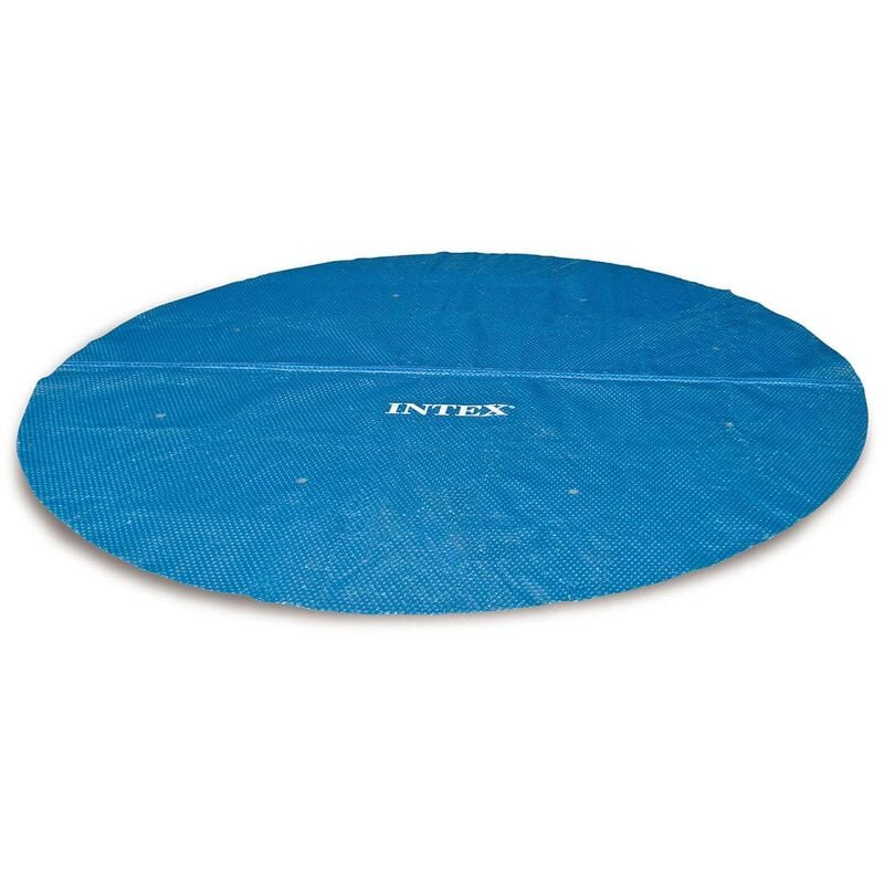 foto del prodotto intex 28013 telo copripiscina termico rotondo cm 457 160 micron 150 gr mq inclusa sacca trasporto