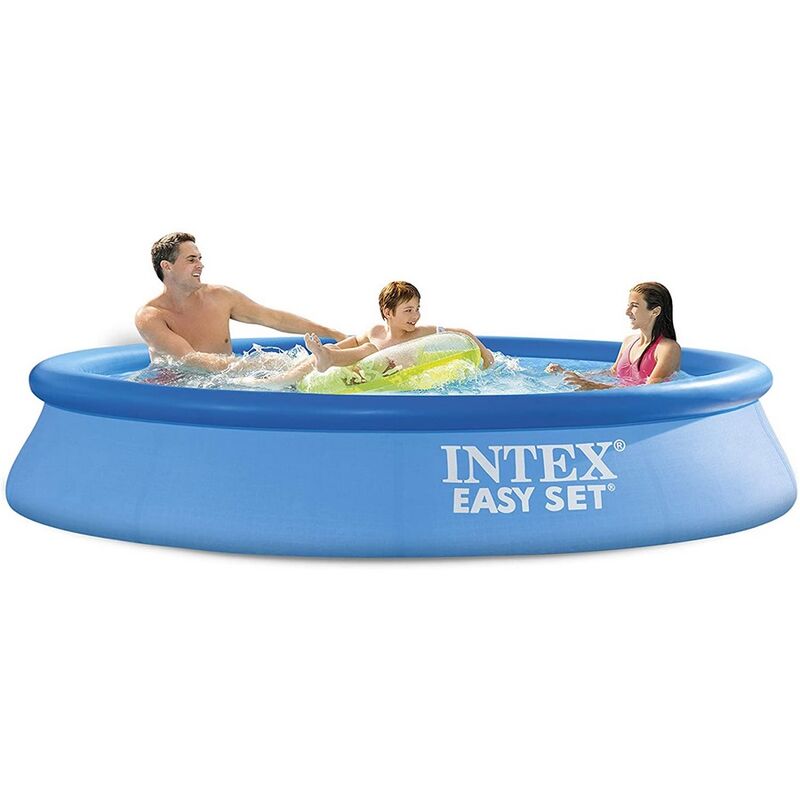 foto del prodotto intex 28116np piscina fuori terra easy set rotonda, 3077 l, pvc, azzurro, 305x61 cm