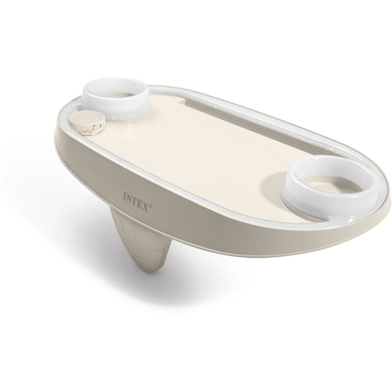 foto del prodotto intex 28520 vassoio con luce led per purespa, plastica, beige, 45x26x16 cm