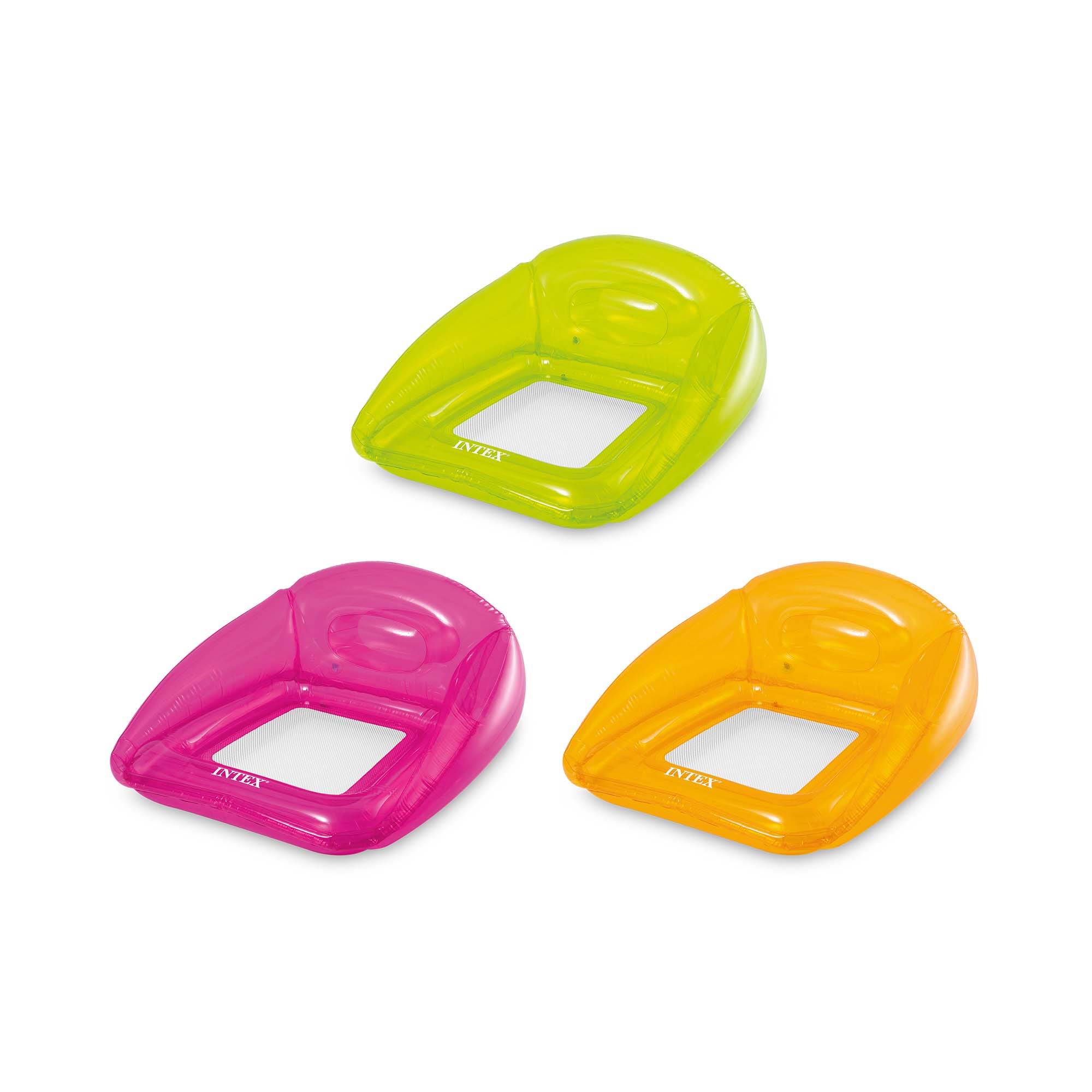 foto del prodotto intex 56802eu - poltrona trasparente con rete cm 104x102